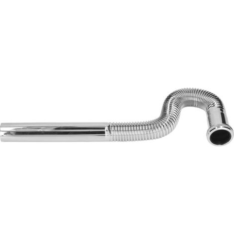 Tuyau de Vidage Flexible Anti-Odeurs pour Lavabo Salle de Bain, Diamètre 1-1/4 Pouce, Siphon Décoratif