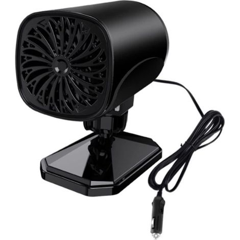 Tragbare Autoheizung, Windschutzscheibenentfeuchter, 2-in-1, schwarz, 24 V, 150 W (1/5)