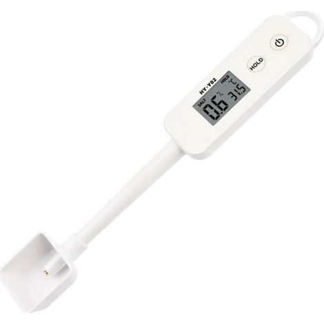 Misuratore di salinità professionale con display LCD e tempo di risposta rapido, perfetto per chef e appassionati di acquari. Misuratore di salinità in ABS. Penna per la misurazione della salinità. (1/4)