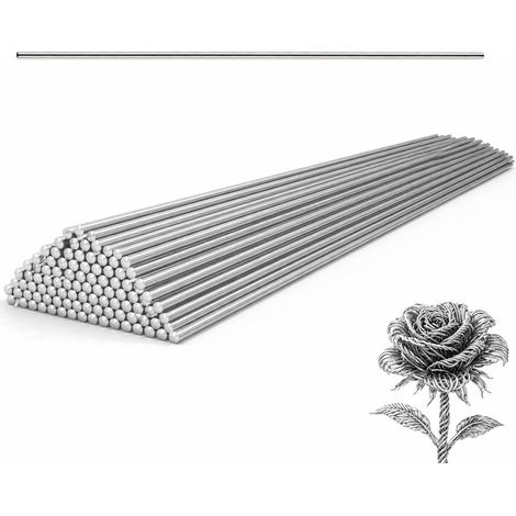 50 Stück Federstahldraht 1 mm x 300 mm, 1 mm Federstahldraht für DIY-Automodellbau und Flugzeugmodellbau (1 x 300 mm, 50 Stück)