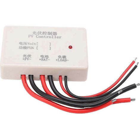IP65 wasserdichter intelligenter Solarladeregler für Photovoltaikmodule, 12V/24V-Batterien, Wohnmobile und Boote, Typ A (Dunkelausgang für Beleuchtung) (1/4)