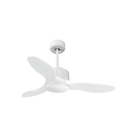 Modulo de KlassFan - Super destratificateur et ventilateur DC 106 cm Blanc pales bois blanc sans Lumière  15 à 20 m²
