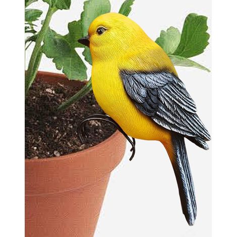 Décor d'oiseaux de Jardin - Figurine d'oiseau - Sculptures d'oiseaux de (1/5)