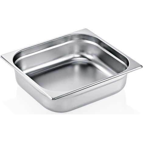 Bac GN 2/3 en Acier Chrome 8,5 L H 100 mm - Was Germany