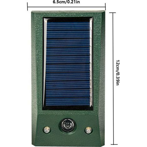 Répulsif pour animaux à ultrasons, dispositifs répulsifs pour lapins énergie solaire, répulsif pour animaux solaires éloigne efficacement cerf chien chat oiseau lapin pour jardin, cour
