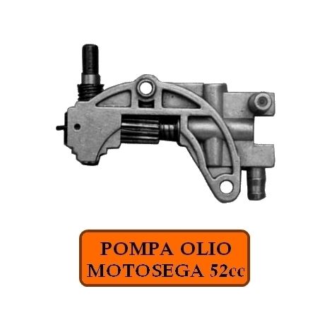 Pompa olio/Ricambio per motosega 52cc