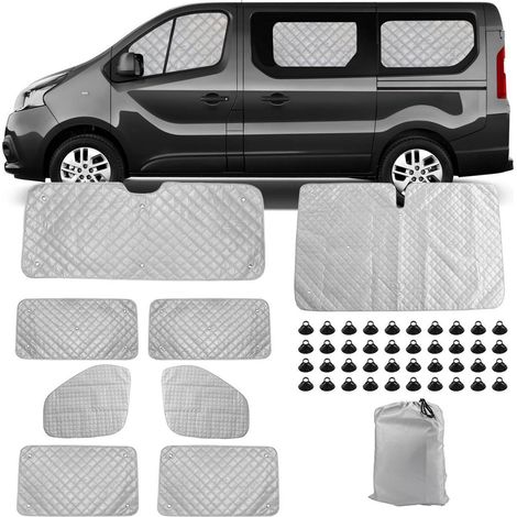Wohnmobil Sonnenschutz 8-teilig für Renault Trafic LWB 2001-2014 mit Tasche (1/5)