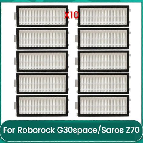 Aspirateur spatial Roborock Saros Z70/G30 avec filtre HEPA lavable et remplaçable pour une filtration haute efficacité. (1/5)