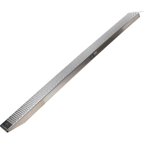 TRUTZHOLM Alu Auffahrrampe 250 cm 500 kg 26 cm breit Anti Rutsch gelocht Motorradrampe Verladerampe (1/5)