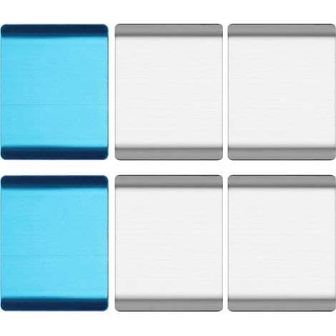 Lot de 6 Bandes Magnétiques de Rechange pour Éclairage Sous Armoire, Éclairage Magnétique Collant pour Éclairage d'Armoire Plaque d'Immatriculation de Stationnement (1/5)