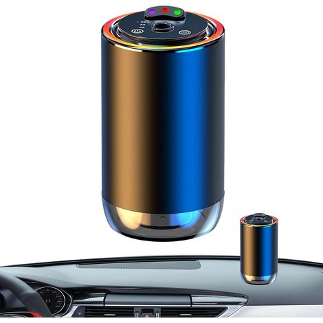 Désodorisant de voiture Avec lumière d'ambiance et contrôle intelligent du parfum Désodorisant pour SUV, berline et Diffuseur de parfum pour homme, femme, voyage, anniversaire et Noël (1/5)
