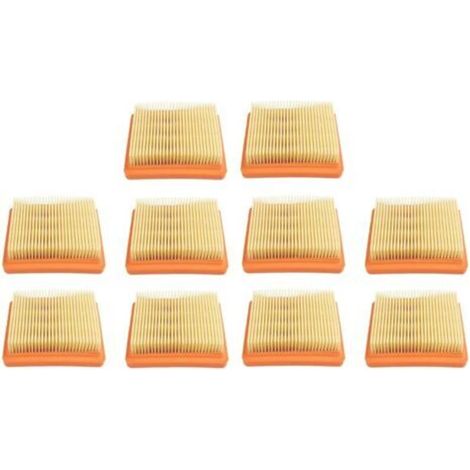 Packung mit 10 Luftfiltern für Stihl 4180-141-0300B FS91 FS111 FS131 HT103 HT133 KM91