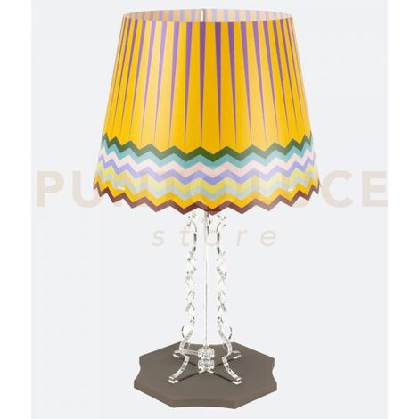 LAMPADA DA TAVOLO GRANDE BRIGHELLA 1 LUCE ATTACCO E27 DISEGNO RAINBOW