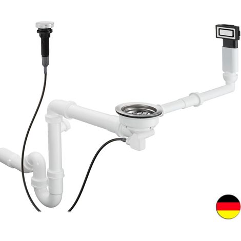 Desagüe automático para fregadero de acero inoxidable de 1 seno HANSGROHE D14-11