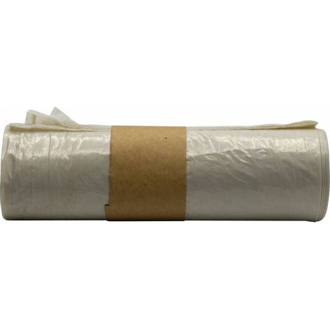 30 x BOLSAS DE LIMPIEZA U. ROLLO 55X70 AMBRA 300 G