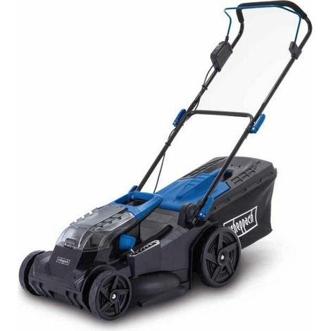 Scheppach Tondeuse à gazon sans fil BC-MP430-X – Largeur de coupe 43 cm – Hauteur de coupe 25-75 mm – Bac de 50 l – Jardins 600-700 m² – IXES 20V – Brushless – Vendue sans batterie sans chargeur (1/3)