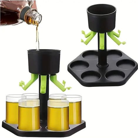 6 distributeurs à shot en plastique Pour alcools/bières Lot économique (1/4)