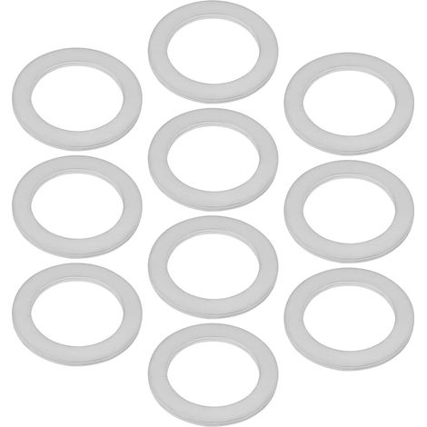 Lot de 10 Joints d'étanchéité pour Bouchon de Vidange d'huile de Voiture Joint en Aluminium 995641400 Compatible avec MX5 Roadster MK2 MK3 MK4 14 X 20 X 1,2 Mm (1/5)