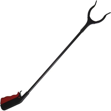 Pince à déchets en métal 60 cm, outil de ramassage à long manche (1/5)