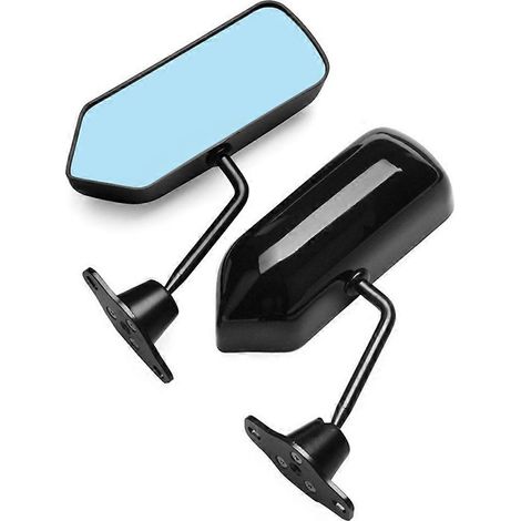 Espejo retrovisor estilo ballet F1, espejo retrovisor vintage, espejo retrovisor azul, espejo retrovisor a prueba de salpicaduras (1/5)