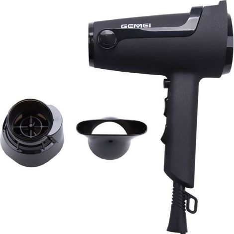 TRADE SHOP - Asciugacapelli 2000 Watt Gm-132 Professionale 3 Velocità Con Ugello Rotante Phon - (1/5)