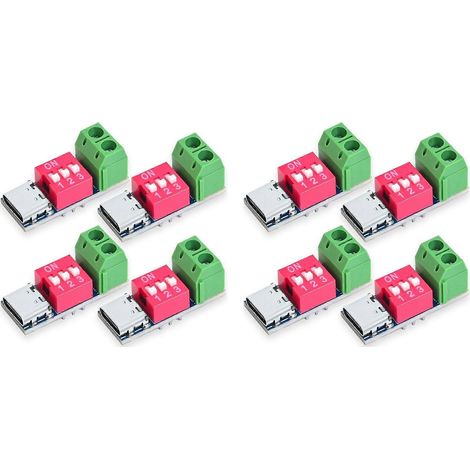 Module déclencheur USB-C PD/QC Type-C vers 12V, charge rapide, lot 8pcs (1/3)