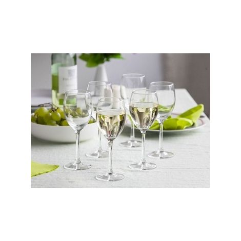 Copas de vino blanco Altom Design Diamond de 250 ml, juego de 6