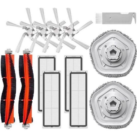 Pour Xiaomi Dreame Bot W10 W10 Pro Robot Aspirateur Autonettoyant Brosse LatéRale Principale Filtre HEPA Tampons de Vadrouille (1/4)