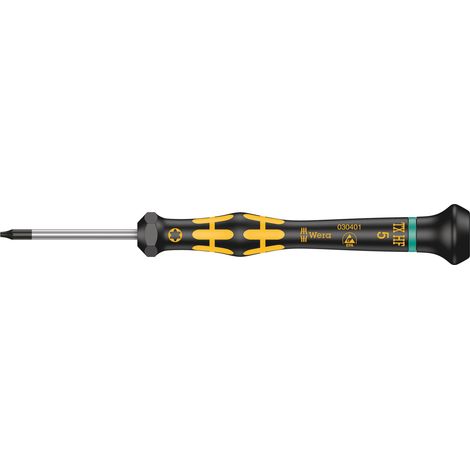 1567 TorX® HF Forma de potencia Micro destornillador con una función de retención. Tx 5 x 40 mm