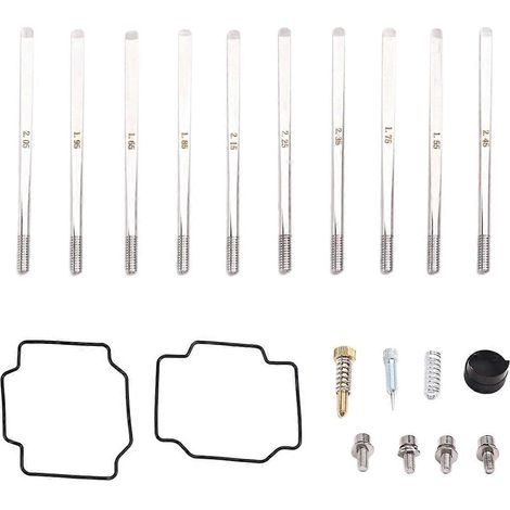 Kit de réparation de carburateur de moto, vis de réglage du ralenti et du mélange pour carburateur 2 temps (1/5)