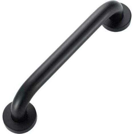 Haltegriff aus Edelstahl für Badewanne/Toilette/WC, geeignet für Senioren/Menschen mit Behinderung/Kinder/Schwangere, 50 cm (Schwarz) (1/4)