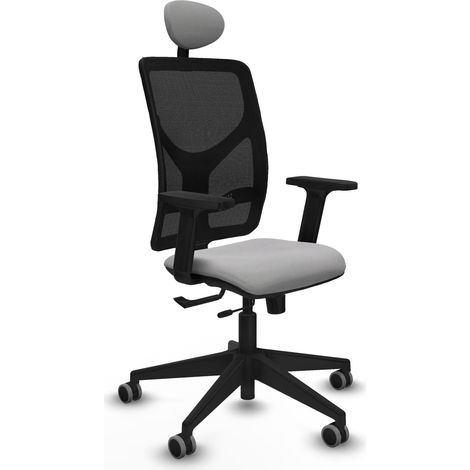 Chaise de bureau piqueras y crespo Motilla noir mousse haute densité (1/2)