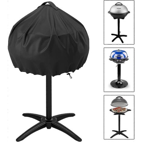 Housse pour barbecue George Foreman, housse ronde pour barbecue électrique Twopone, pour intérieur et extérieur. (1/5)