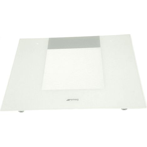 VITRE EXTERIEURE DE PORTE BLANCHE POUR FOUR SMEG - 692532422