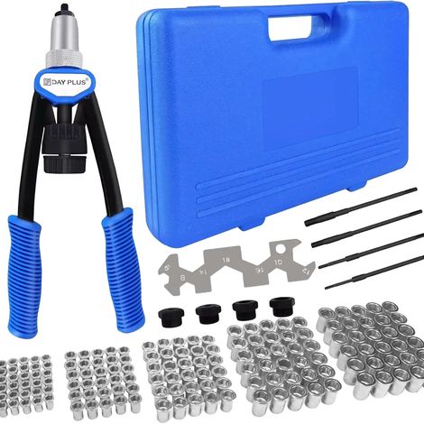 Juego de alicates para tuercas remachables, diseño compacto, mangos ergonómicos, juego de alicates para tuercas remachables (1/2)