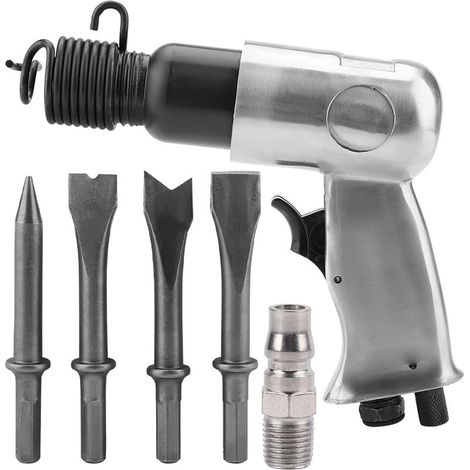 Marteau Pneumatique Portatif, Marteau Burineur Pneumatique En Alliage D'aluminium Durable Pelle Pneumatique Résistante à L'usure Poignée Puissante Industrielle Outil (1/3)