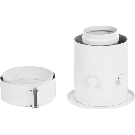 PARTENZA COASSIALE CON ISPEZIONE BIANCA ø60/100   PUCCI SRL