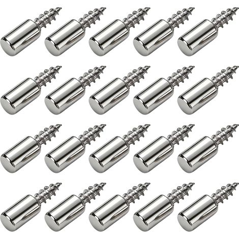 20pcs Taquet Etagere, Consoles pour étagères, Chevilles de Support Etagere Murale, Support d'Étagère Étagère Broches Cheville Supports de Plaque en Métal pour Meubles Placard Bibliothèque (1/4)