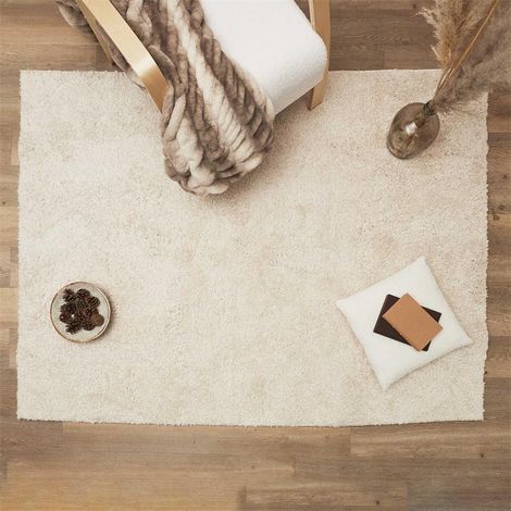 Tapis - HOME DECO FACTORY - Alaska - Crème - 150 x 200 cm (1/5)