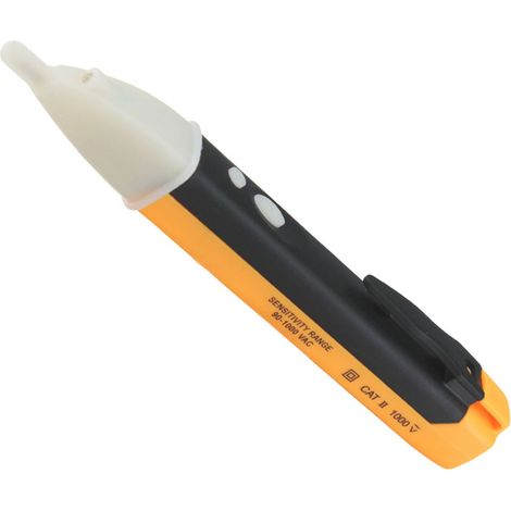 Berührungsloser Spannungsprüfer mit 2 Tasten, akustischem und optischem Alarm sowie LED-Anzeige (1/5)