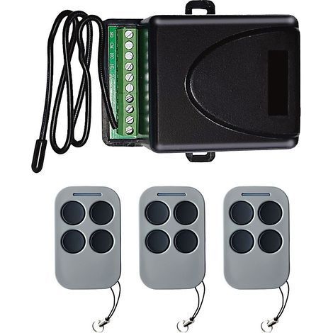 Télécommande et récepteur pour porte de garage, accessoire de commande automatique,433.92mhz Rolling code remote (1/4)