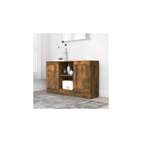 Buffet Chêne fumé 120x30,5x70 Bois d'ingénierie (1/5)