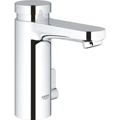 Grohe 36317000 Eurosmart Cosmopolitan T Self-closing basin mixer with mixing device and adjustable temperature limiter