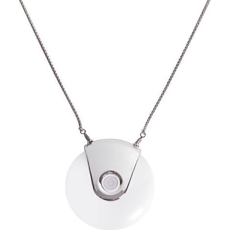 Purificateur d'air collier, purificateur d'air de voyage rechargeable par USB, purificateur d'air portable à porter pour la maison, les enfants, les adultes et le bureau - Blanc (1/5)