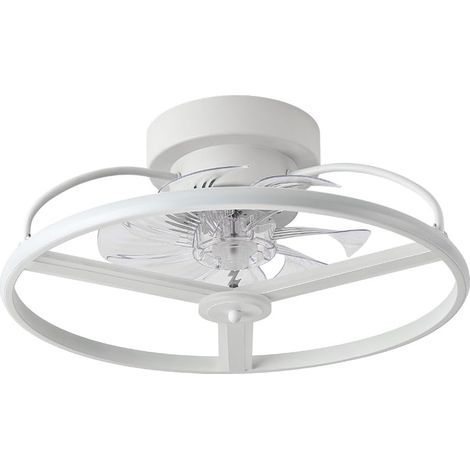 Ventilateur 60 W CC, 8 pales, 6 vitesses, 21 x 50 x 50 cm, télécommande, minuteur, idéal pour rafraîchir et réguler l'intensité de l'air. (1/5)