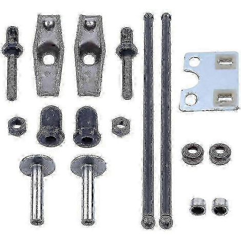 Ensemble de tige de poussée de soupape, plaque de guidage et culbuteurs compatibles avec Honda 13 ch GX390 et 11 ch GX340 (1/4)