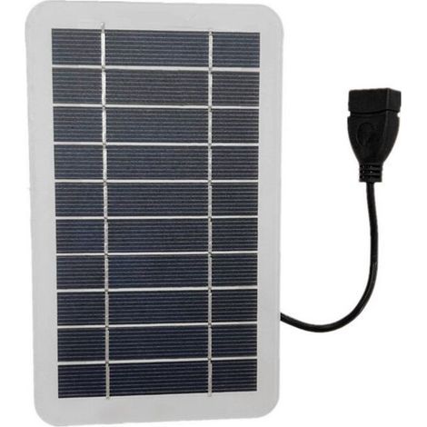 Carte de Chargement Solaire Portable Chargeur USB Solaire étanche Adapté Aux Voyages en Plein Air et au Camping Alimentation Mobile (1/5)