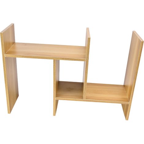 Étagère réglable, gain de place, montage facile, robuste et durable, support de rangement de bureau (1/5)