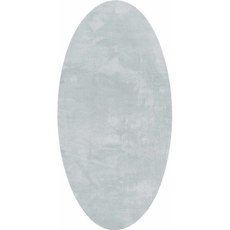 Maison Exclusive - Bereichsteppiche Oval HUARTE Grau 100 x 200 cm