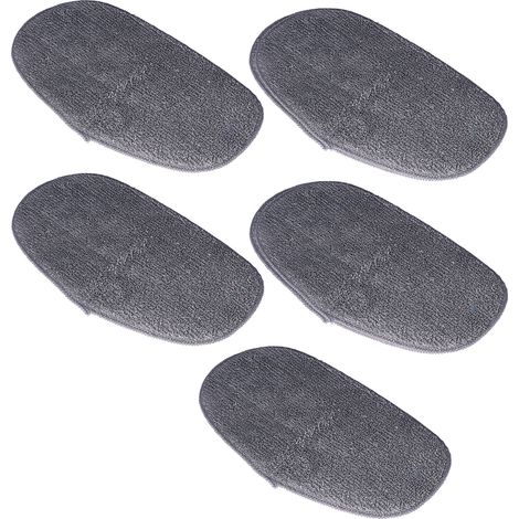 Lot de 5 lingettes de rechange en fibres ultrafines pour balai vapeur Leifheit CleanTenso (1/5)